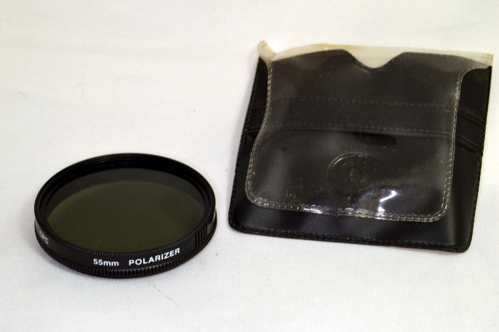 CPC 55mm Polarizer PL GEL Lens Filter with soft case O104043