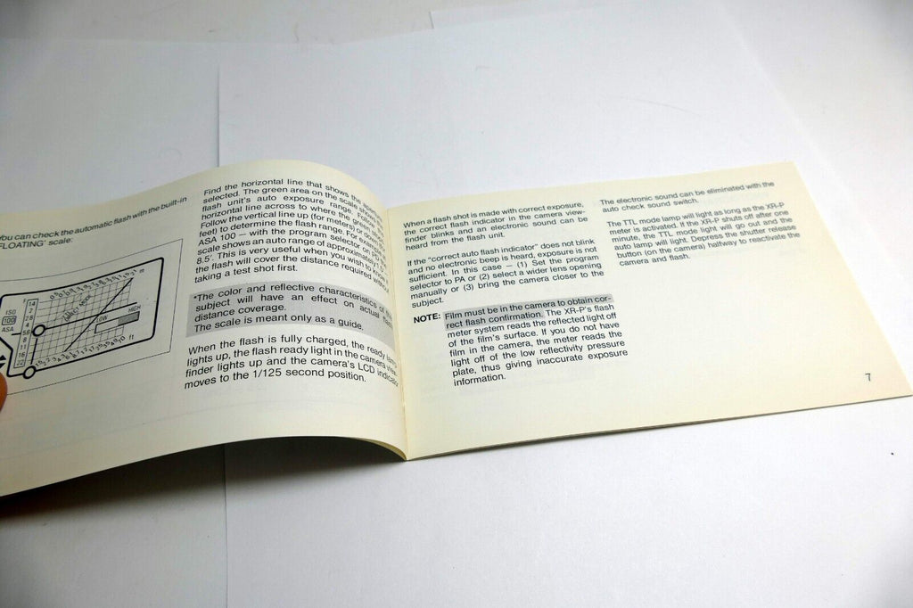 Ricoh XR Speedlight 300P Flash  Instruction Manual / User Guide EN - genuine OEM