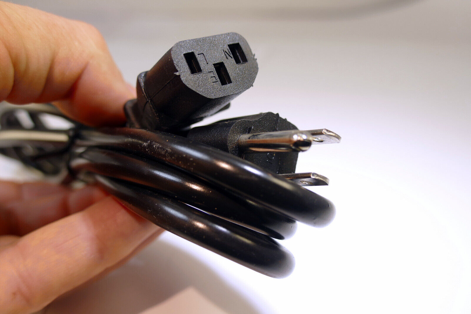 Desktop PC PC 3-Prong Computer Power Cord Cable 5 feet long