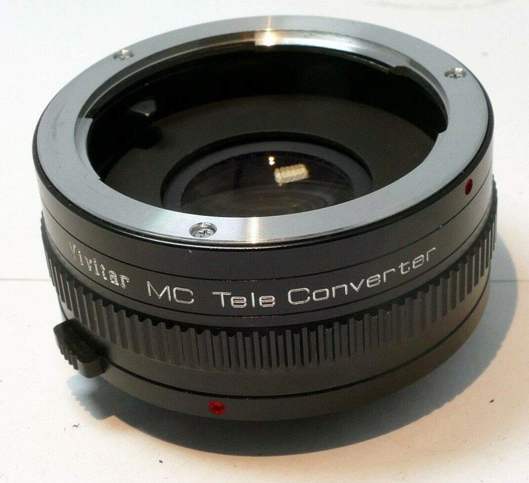 Vivitar 2X Teleconverter lens Tele-plus for Minolta MC mount  manual focus