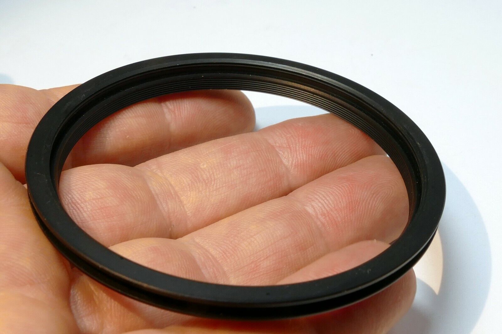 67mm to 75mm OD lens filter holder adapter ring step-up double lip on front