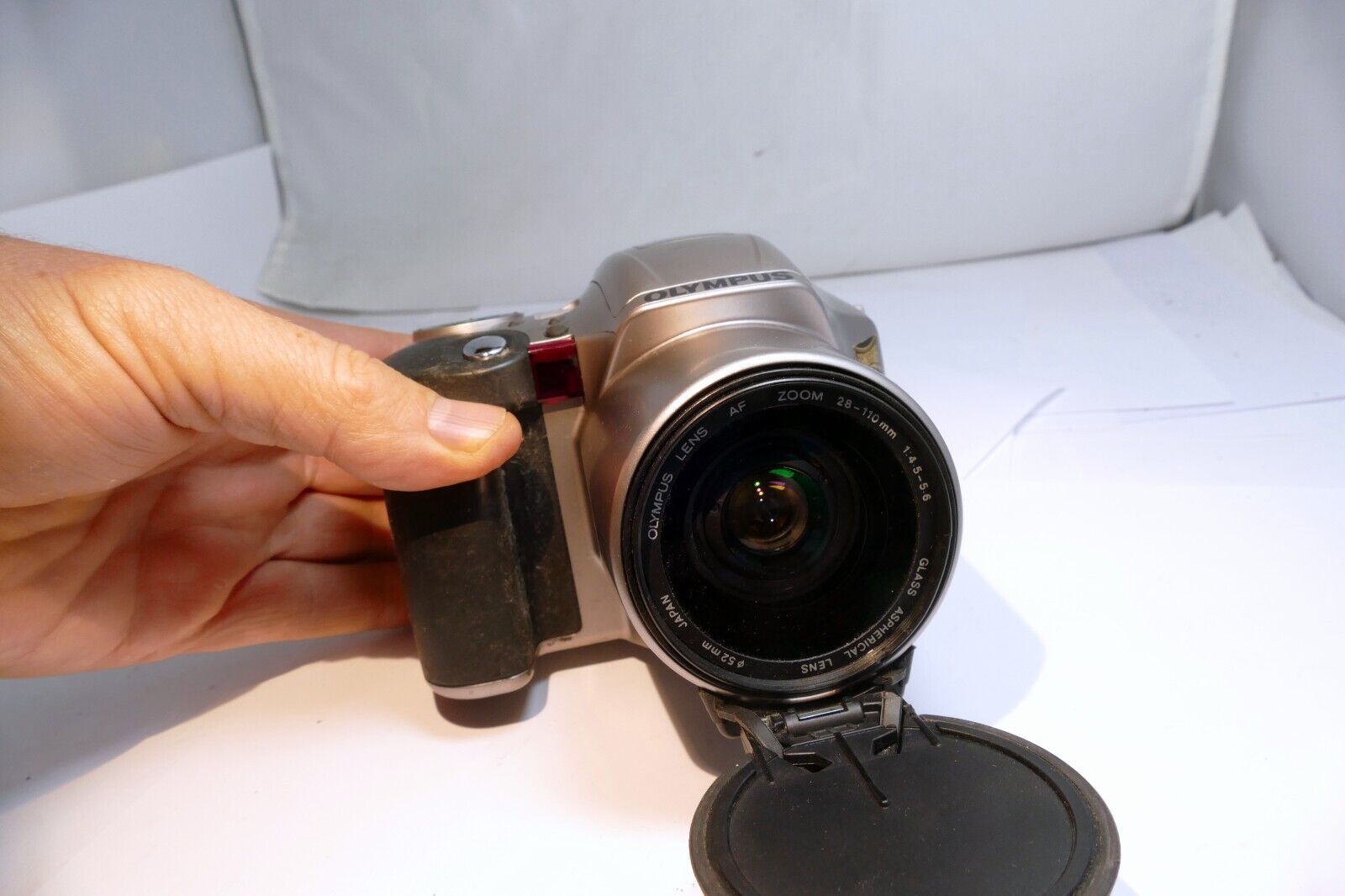 OLYMPUS Panorama IS-20 DLX ZOOM 28-110mm 4X lens CAMERA Untested - AS IS