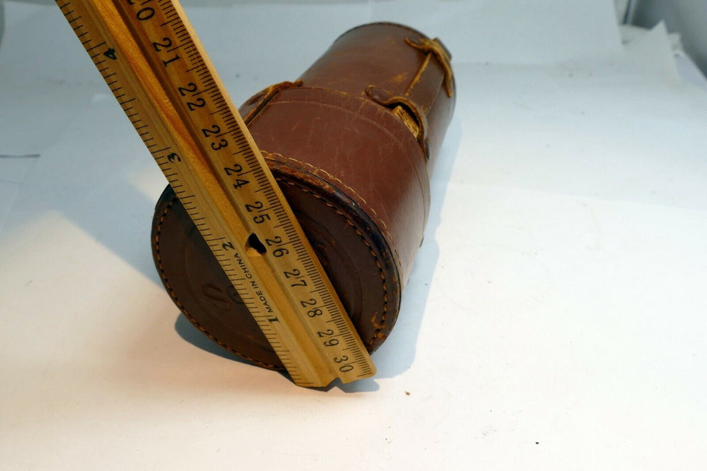 Leather Case Canon for 85mm f1.9 f2 L39  Lens rangefinder Serenar w/ strap