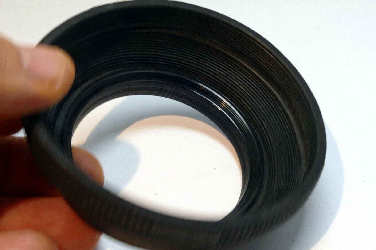 58mm Rubber Lens Hood Shade single threaded collapsible