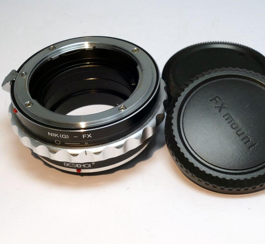 Nikon G Lens Mount Adapter with Aperture Control Ring for Fuji X camera Fujifilm
