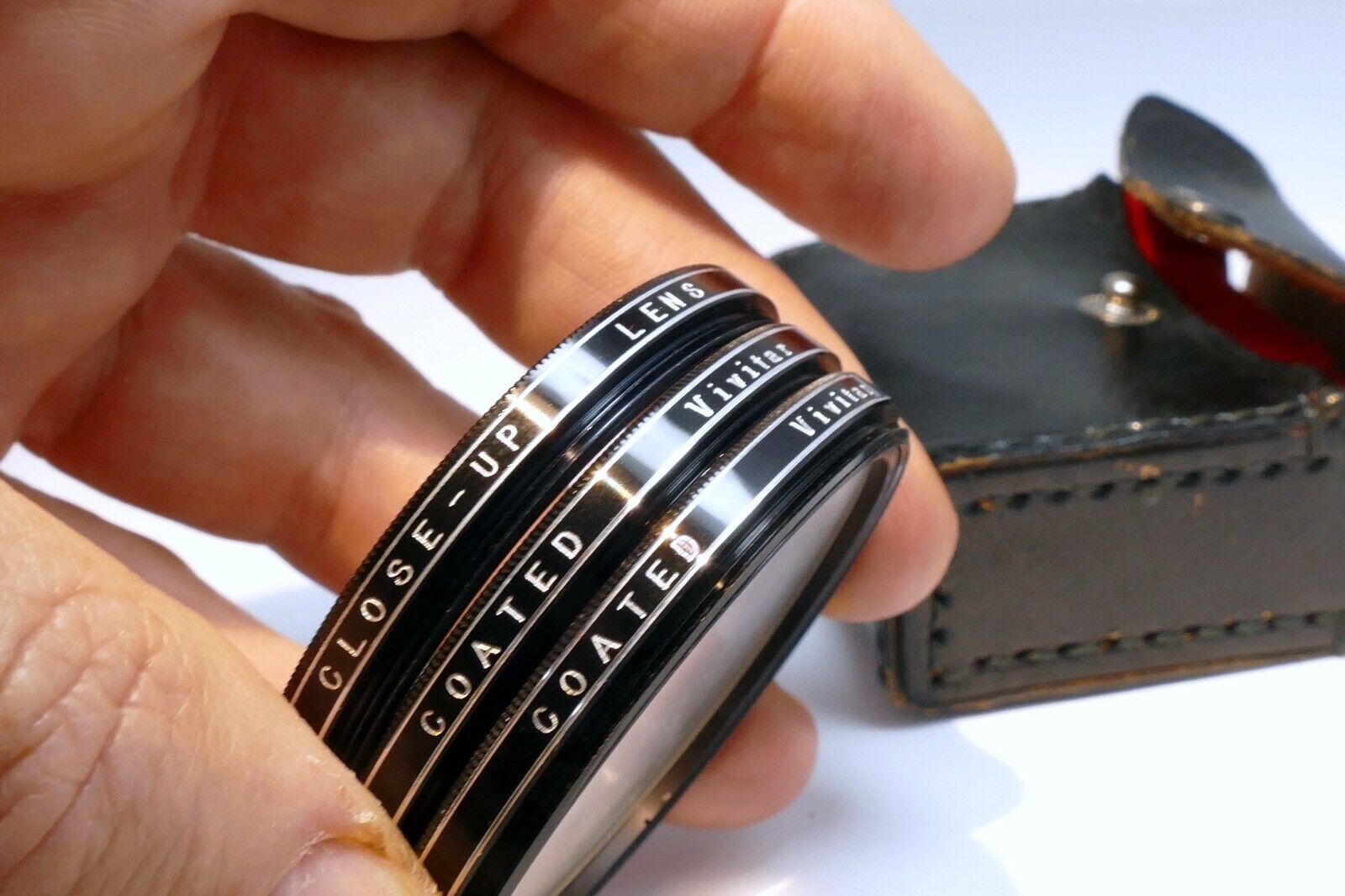 Vivitar Macro Lens 52mm +1 +2 +3 Filters threads screw in close-up   set kit