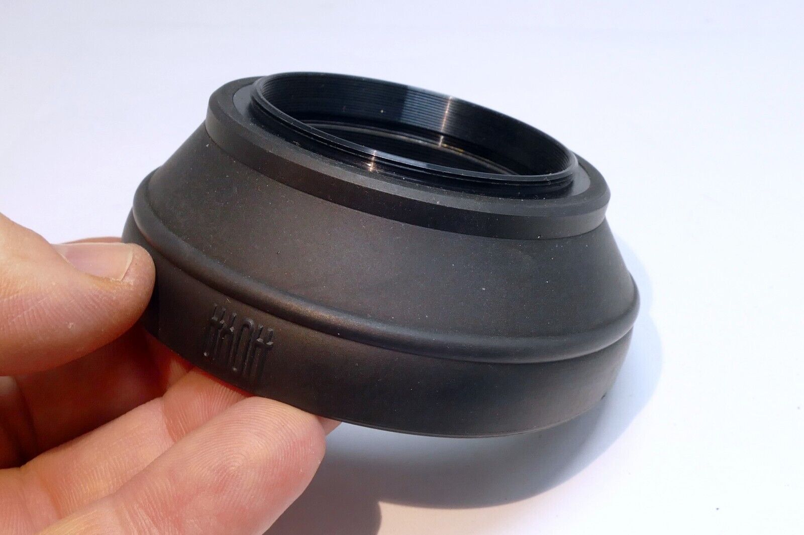 HOYA 52mm Lens Hood for 28mm f2.8 f3.5 collapsible double threaded rubber Japan