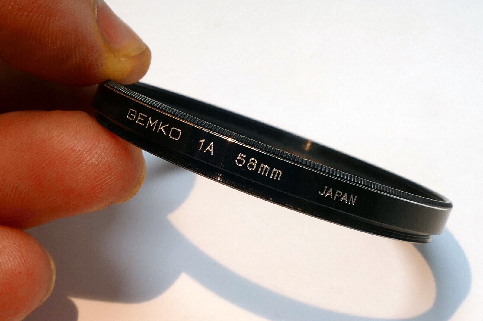 Gemko 58mm lens filter 1A skylight warming