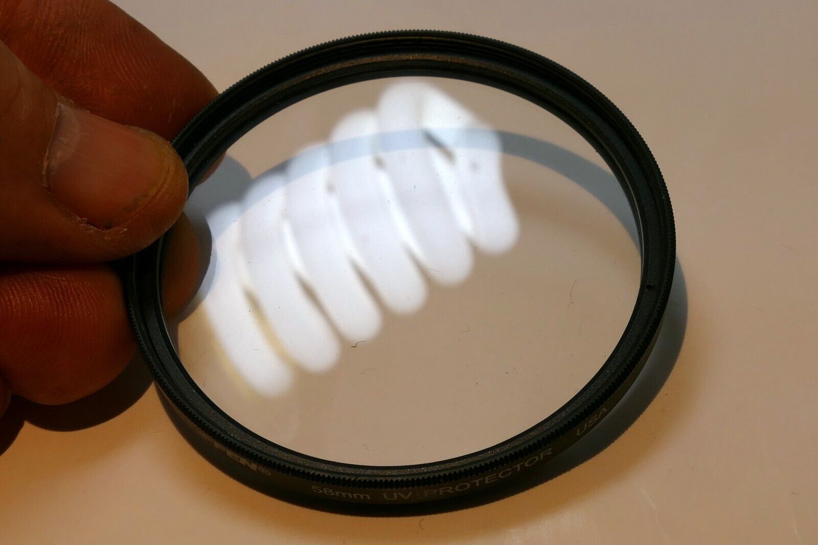 Tiffen UV 58mm Lens Filter Clear Lens Protector made in USA - OEM Genuine