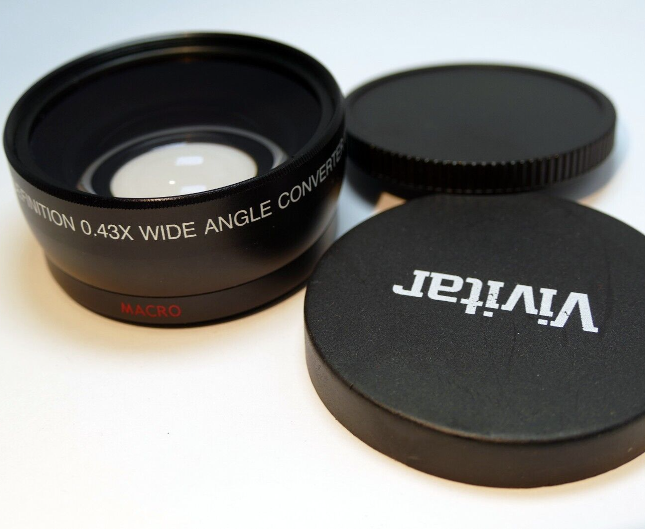 58mm threaded Vivitar  HD wide angle 0.43X AF lens AUX MC High Definition