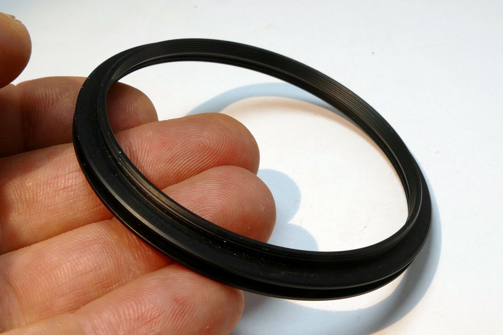 67mm to 75mm OD lens filter holder adapter ring step-up double lip on front