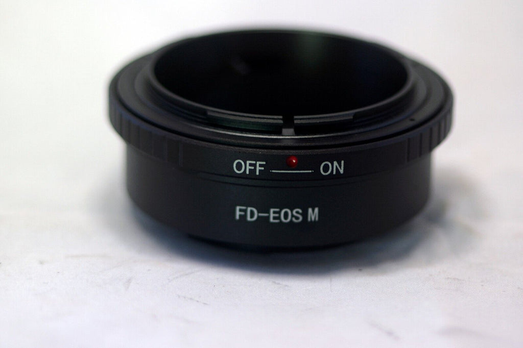 Canon FD Mount Lens to Canon EOS M EF-M Mirrorless Camera Adapter Ring M M2 M10