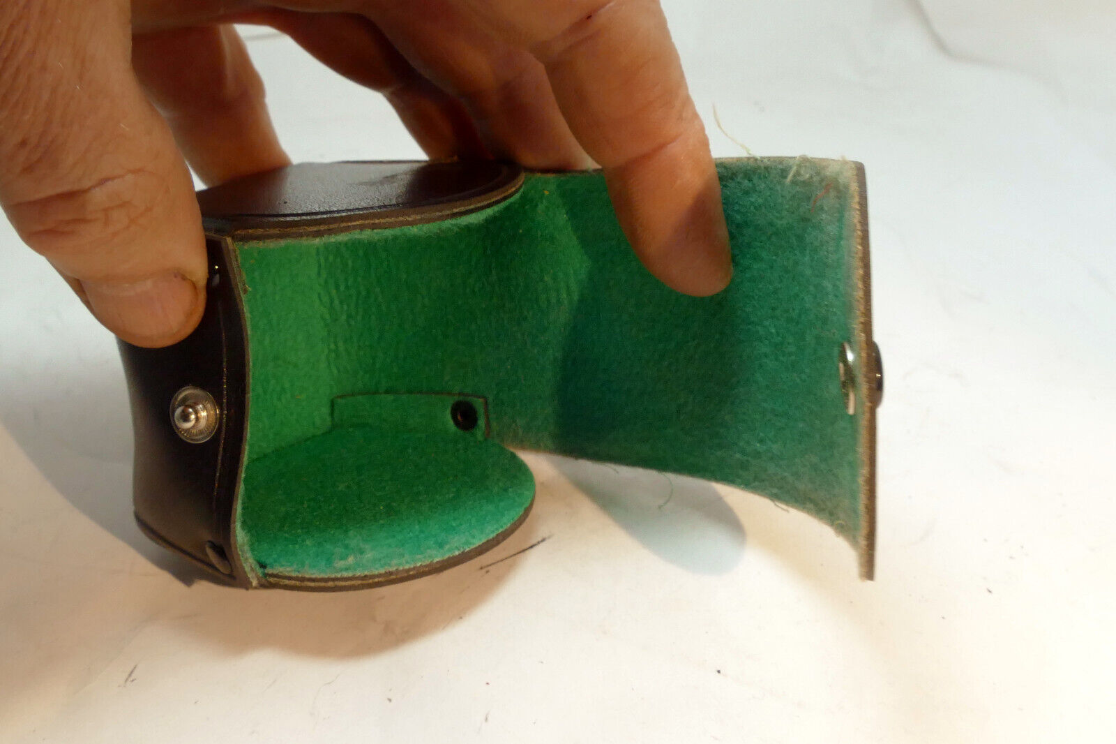 Case for 2X Teleconverter Lenses 6X6cm PK Ai w/ green felt