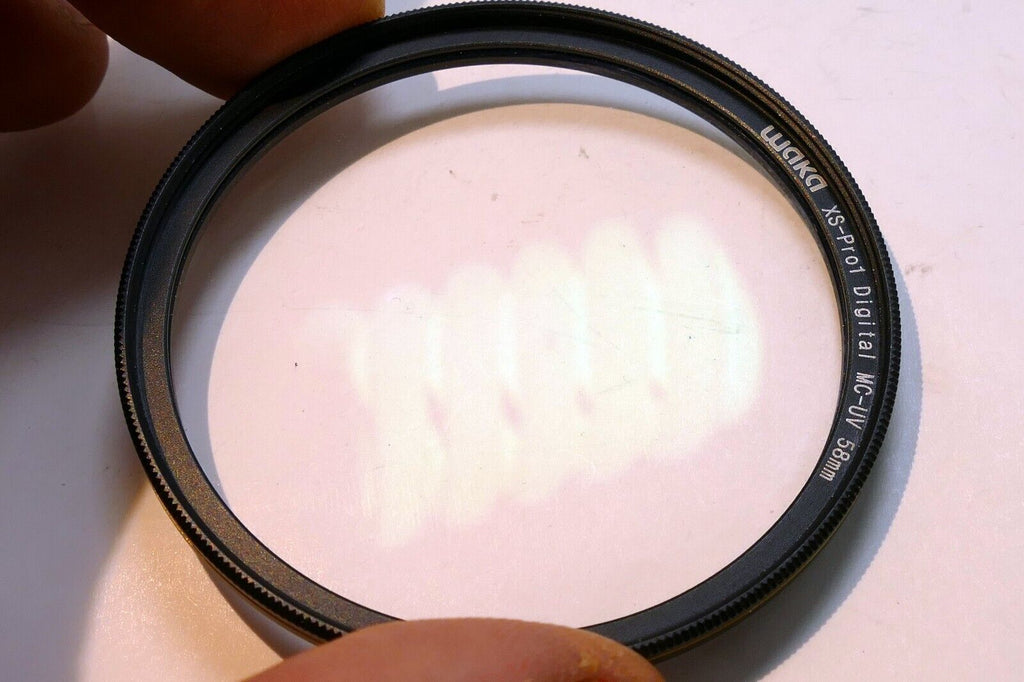 WAKA XS PRO1 Digital UV MC 58mm Lens Filter Haze slim / low profile wide angle