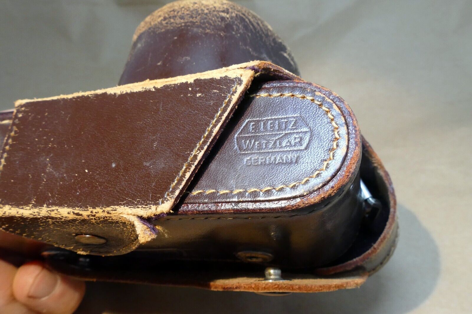 Leica Leitz Wtzlar Leather Camera Case  for Leica M1 MII Rangefinder - OEM