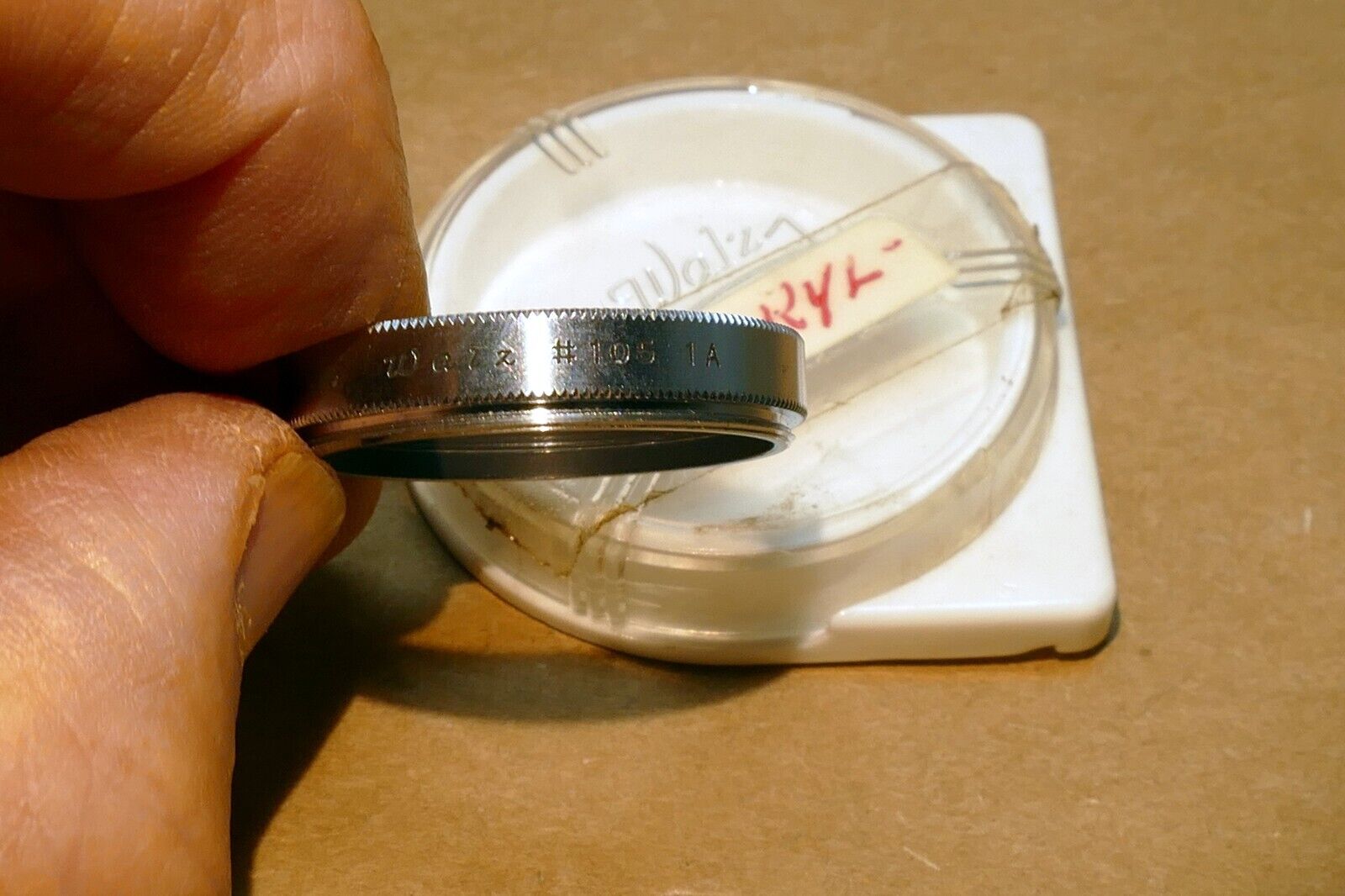 27mm Walz #105 1A Skylight  Filter for Contaflex Tenax