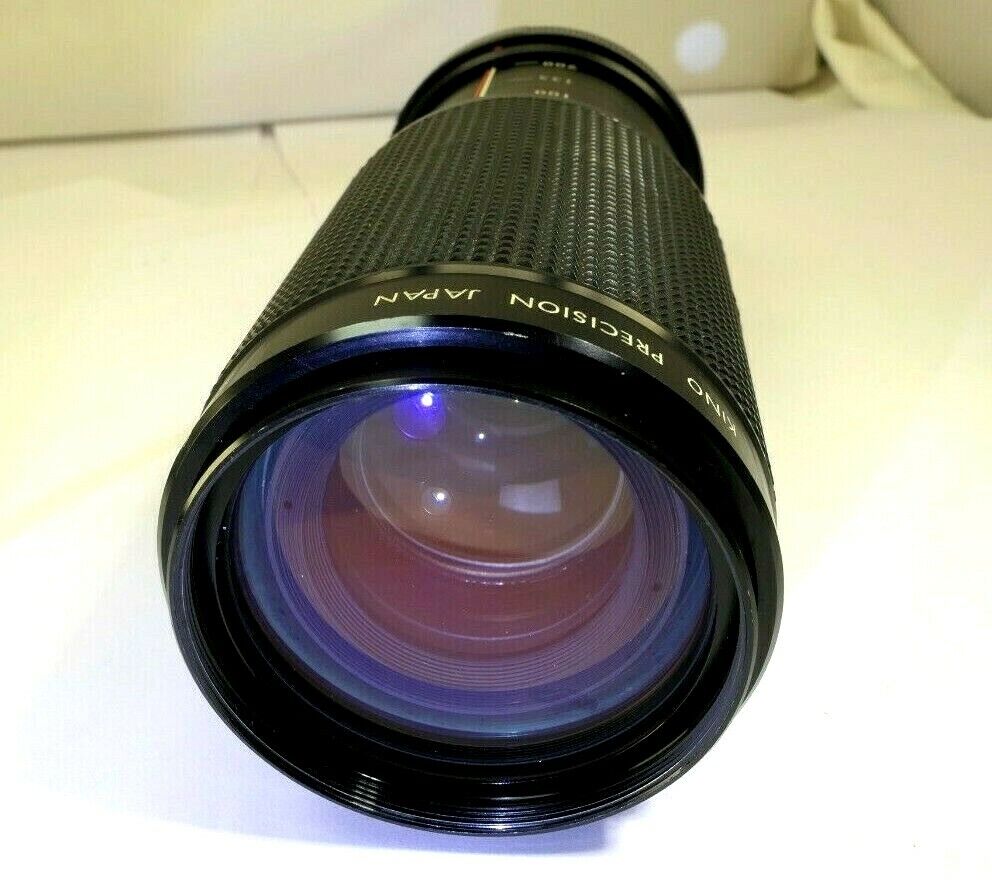 Kiron 80-200mm f4.0 PK for Pentax K manual focus zoom AS IS Parts aperture stuck