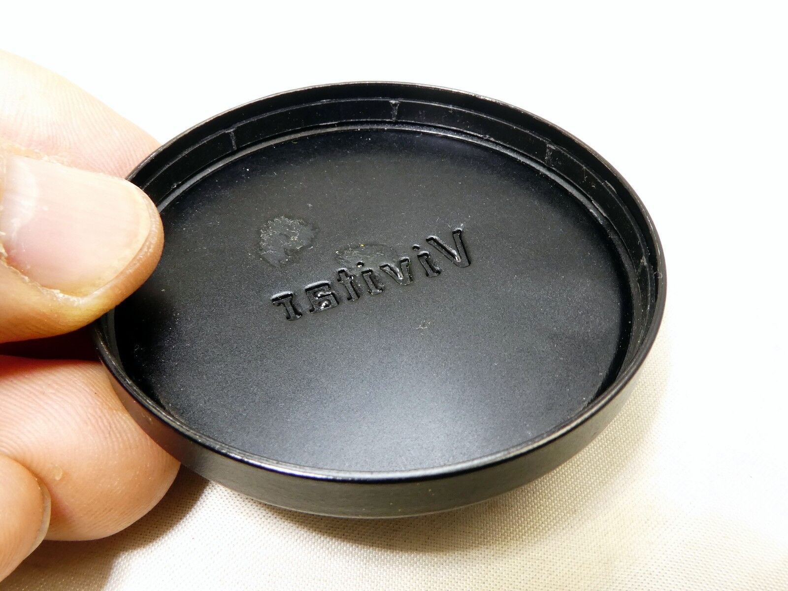 Vivitar  58mm Lens Front Cap Slip on Metal vintage