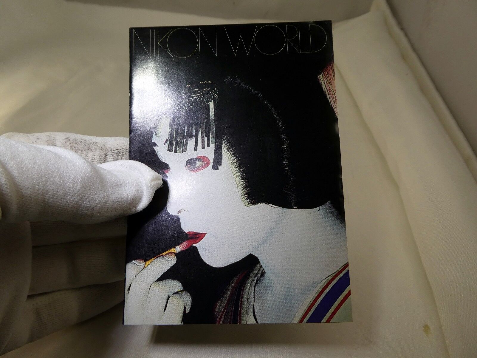 Nikon World brochure Guide subscription post card (EN) vintage
