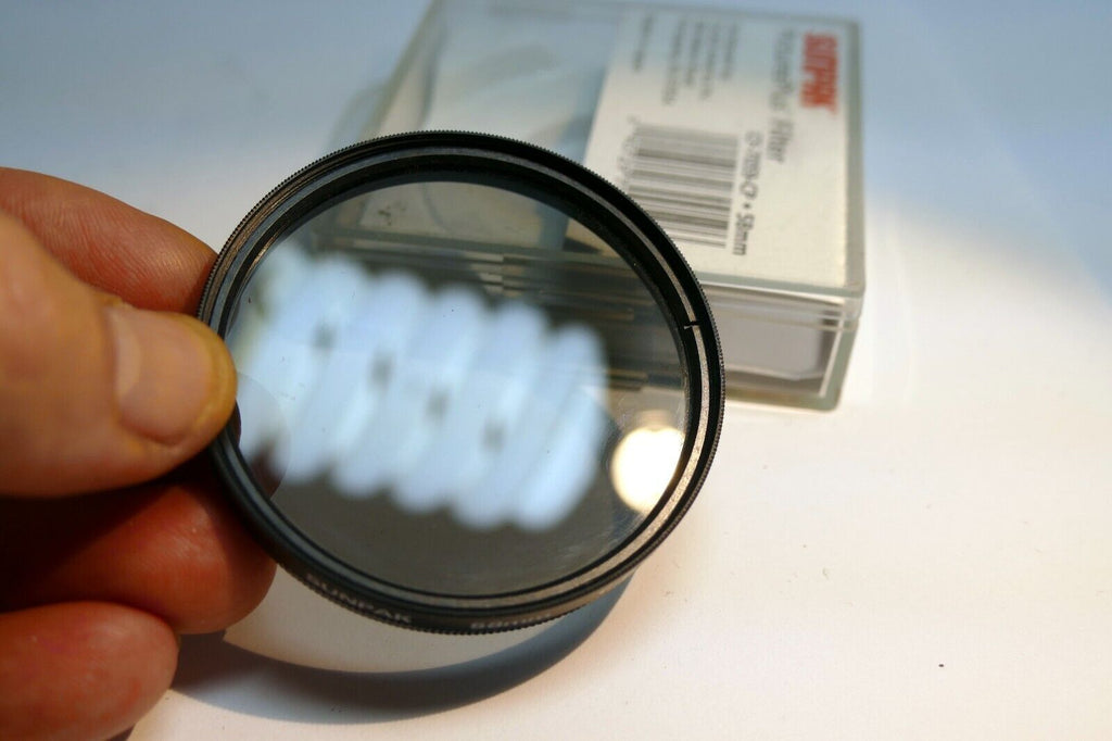 Sunpak Circular Polarizer C-PL 58mm Lens Filter Polar C. P. L.