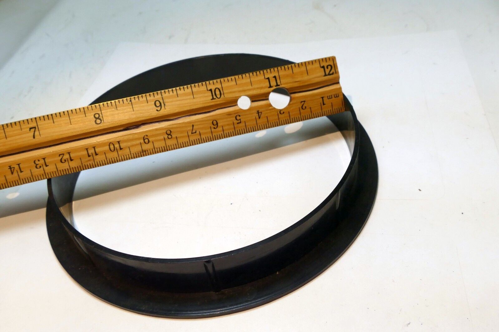 6"  black Plastic Led Trim Ring 2cm deep 13.5cm wide