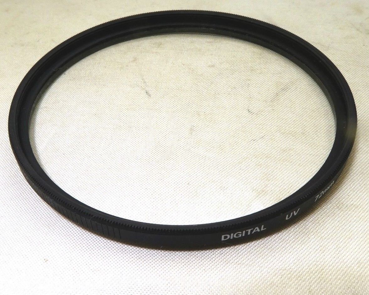 Quantaray Digital UV 72mm Multi-Coated Lens filter genuine