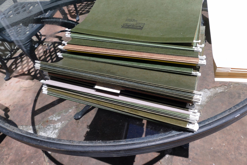 Pentaflex Hanging File Folders Letter Size Lot of 36 & Clear binding envelopes