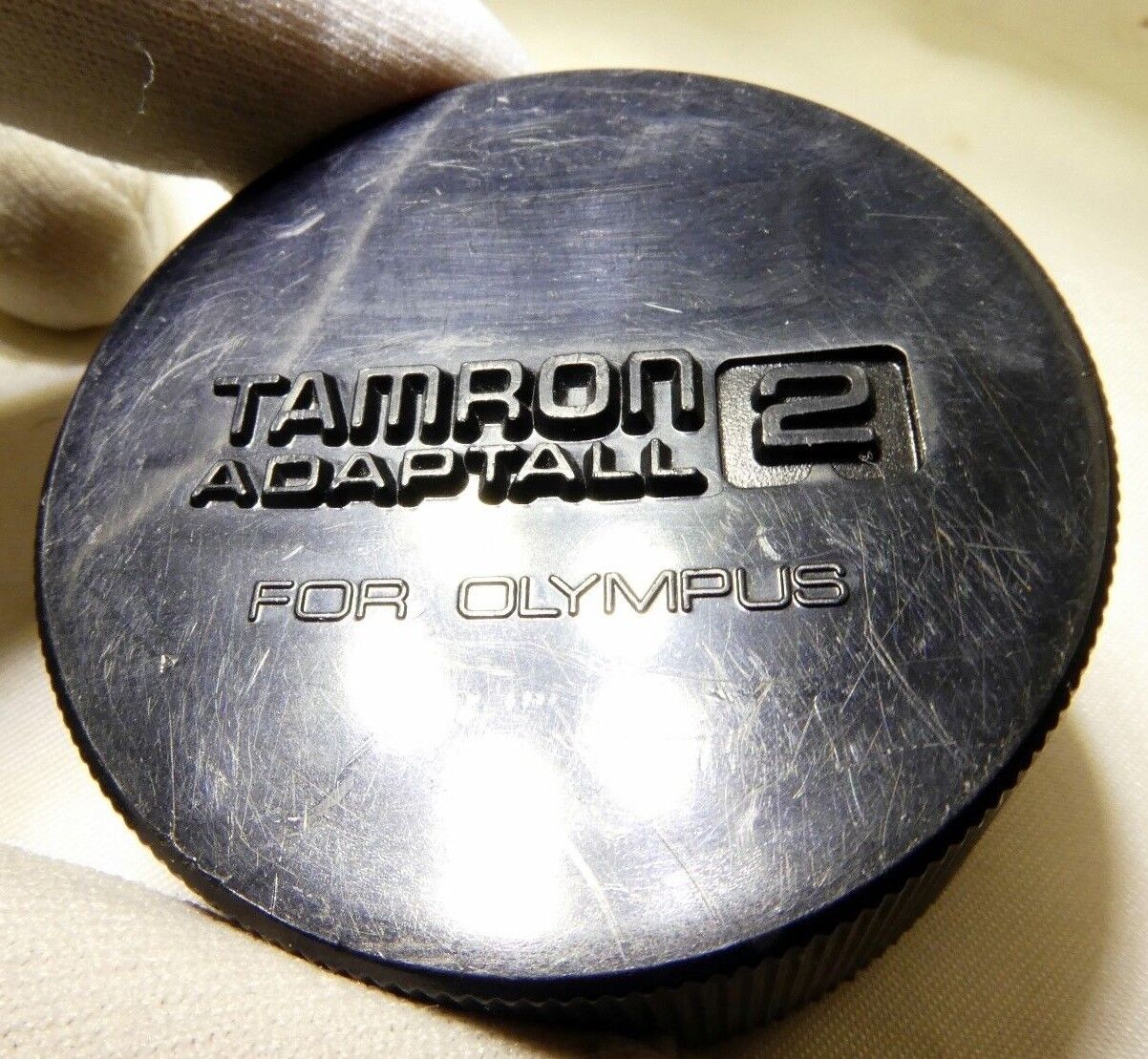 Tamron Adaptall 2 For Olympus OM Rear Lens Cap Made in Japan Genuine OEM manual