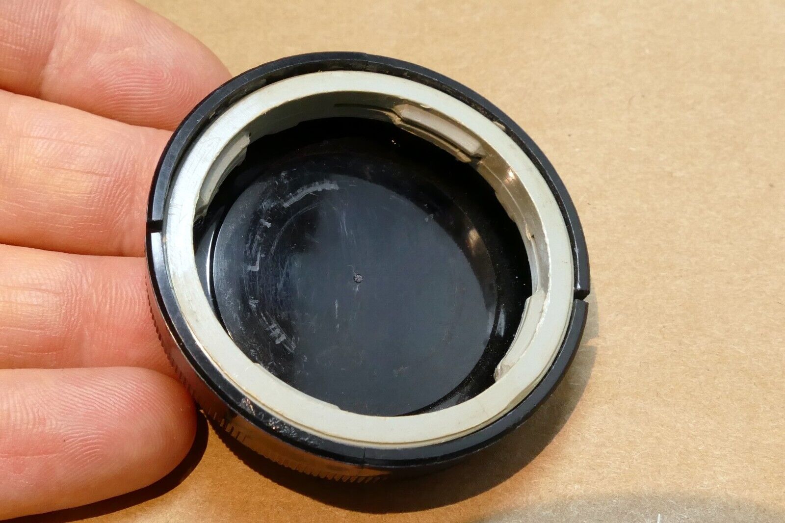 Rear Cap FOR Leica R lenses original Genuine OEM  - damaged AS IS