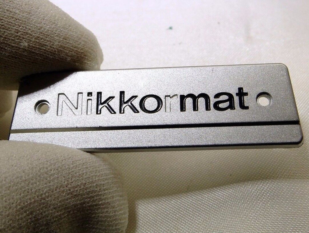 Nikon Nikkormat camera logo plate  decal only Parts