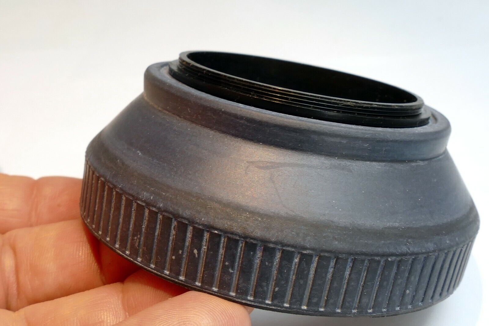 58mm Rubber Hood shade telephoto  collapsible for normal 35mm 50mm 85mm  lenses