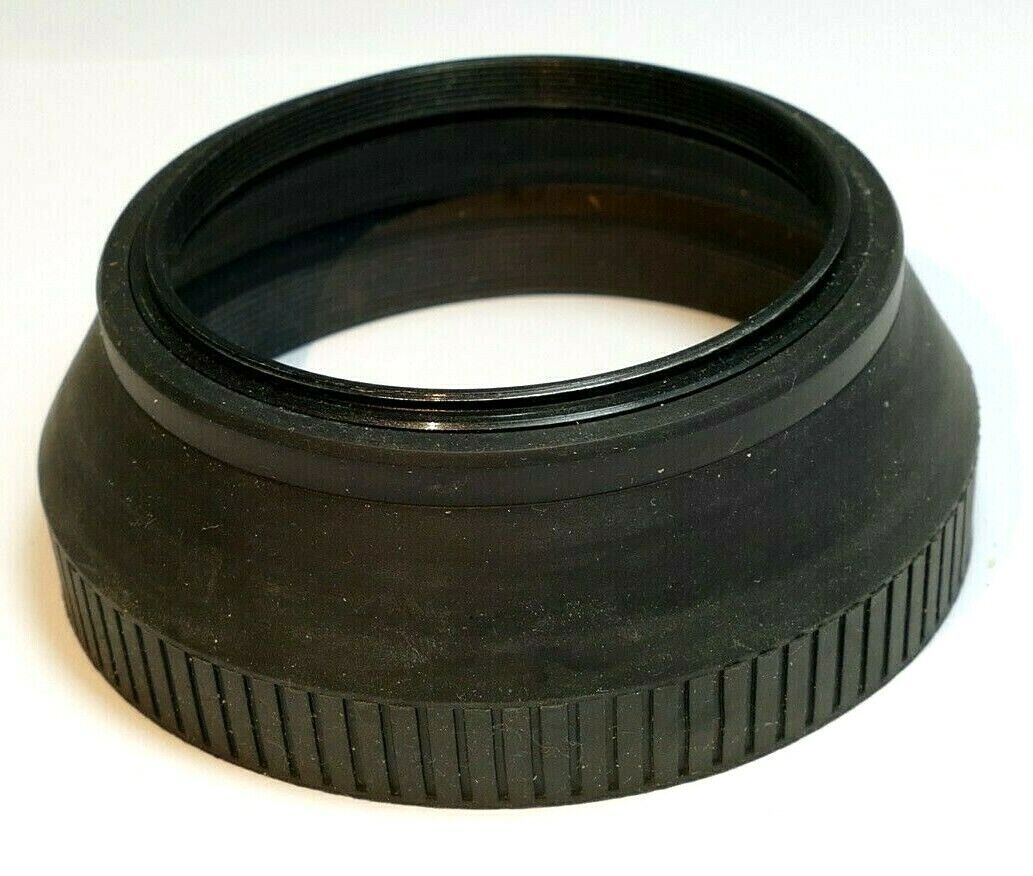 67mm rubber Lens Hood Shade screw in double threaded