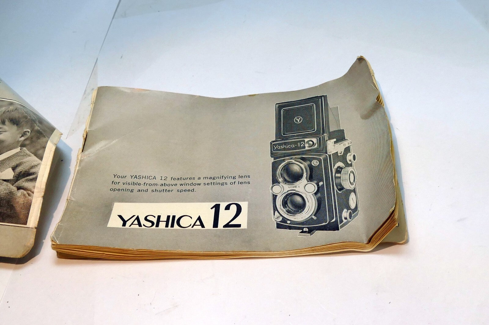 Yashica TLR 12 Camera guide manual  Booklet 66 vintage 6X6