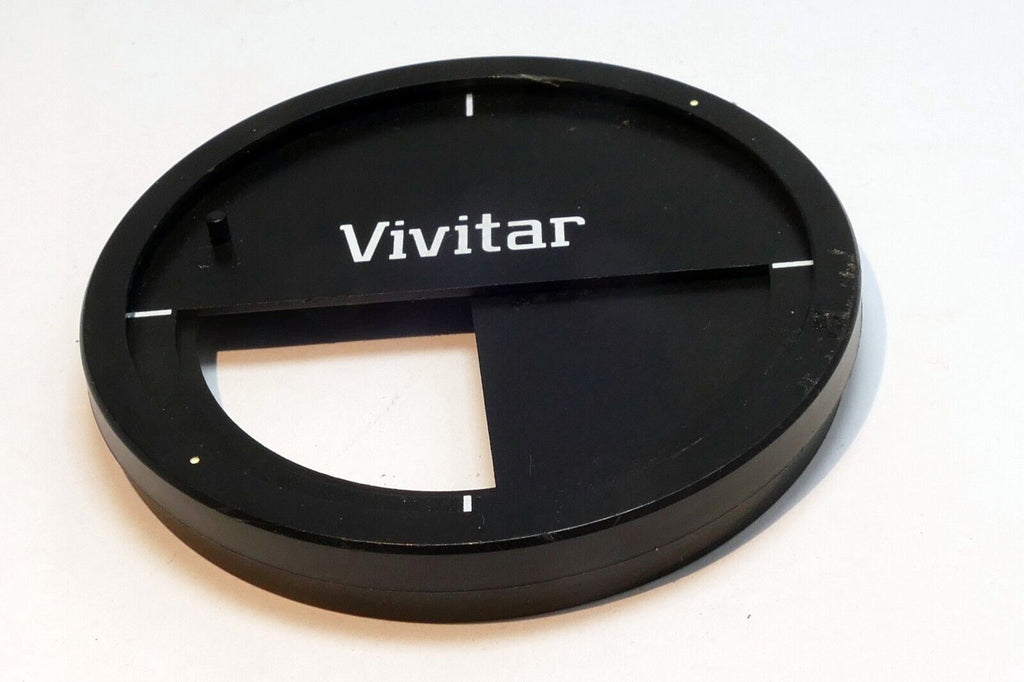 Vivitar half fame field rotating adapter for the lens
