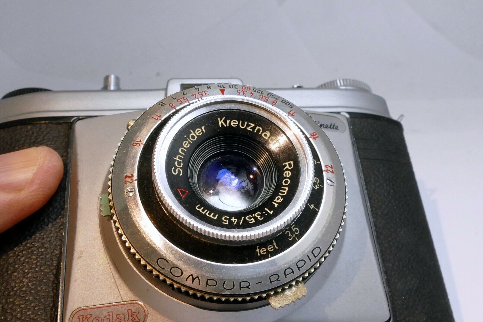 Kodak Retinette rangefinder Camera w/ Schneider 45mm f3.5 Lens AS IS for parts
