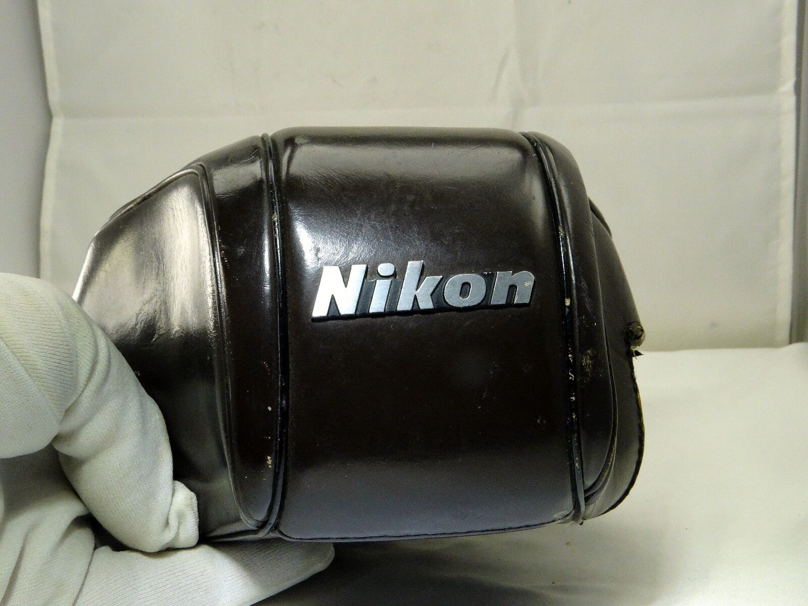 Nikon Leather ever ready case Top part only poor condition