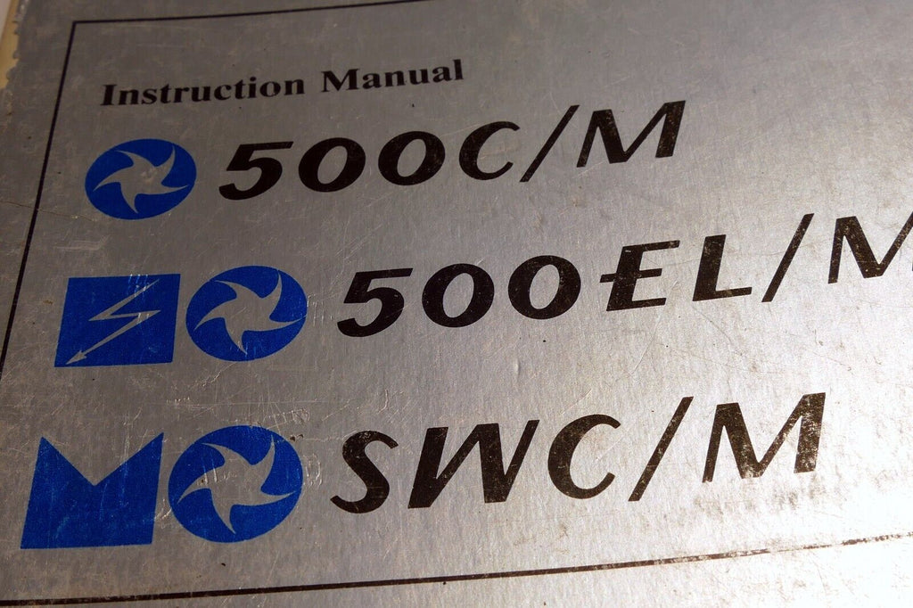 Hasselblad 500 C/M EL/M SWC  Camera Manual Instruction Guide - English - OEM