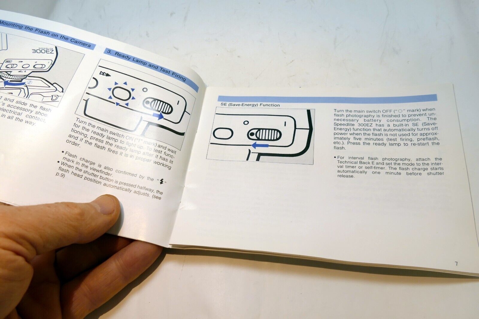 Canon 300EZ Speedlight Flash  Instructions  guide manual English EN