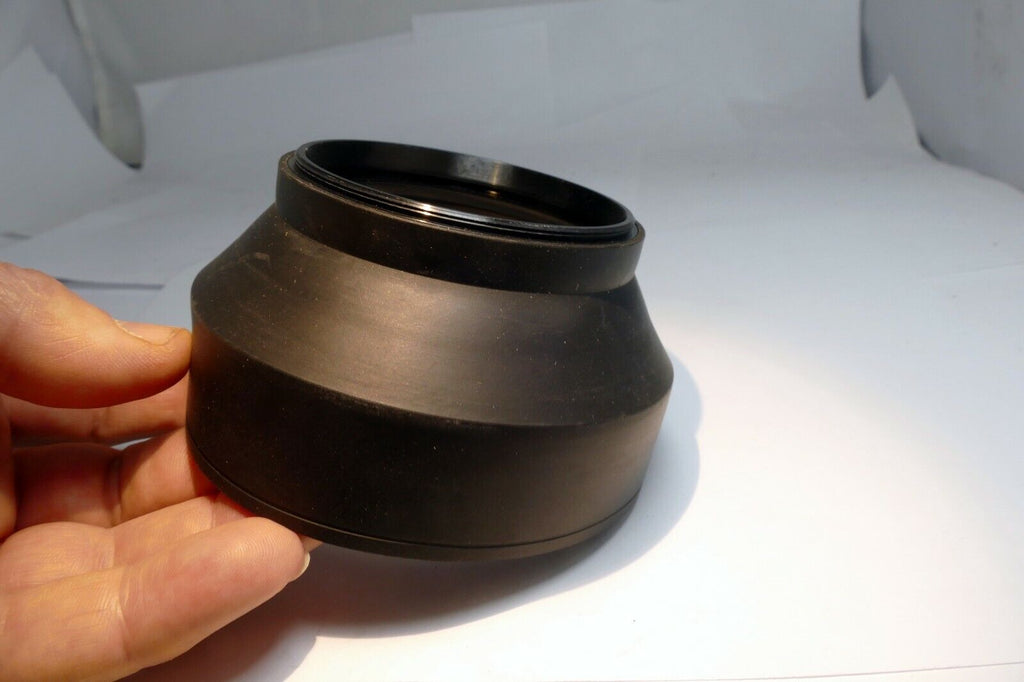 72mm rubber Lens Hood Shade screw in double  threaded for  Telephoto 300mm
