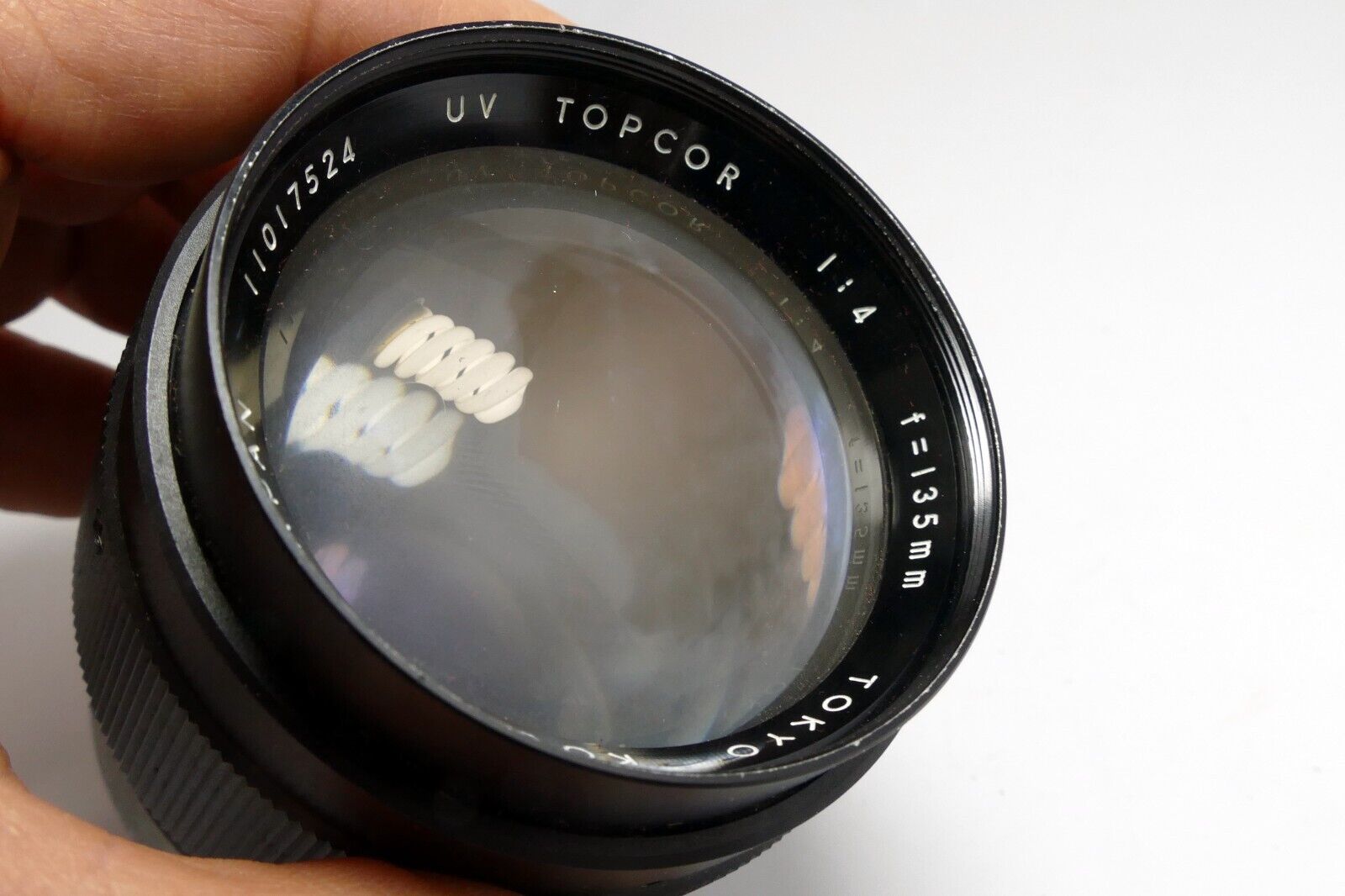 Topcon 135mm f/4 UV Topcor Lens - for parts or repair with fungus haze