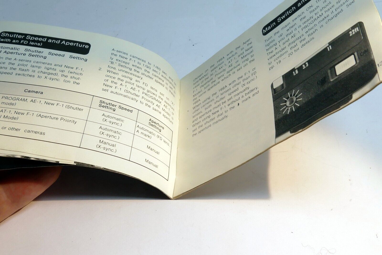 Canon Speedlite 166A Owners Manual Guide camera English