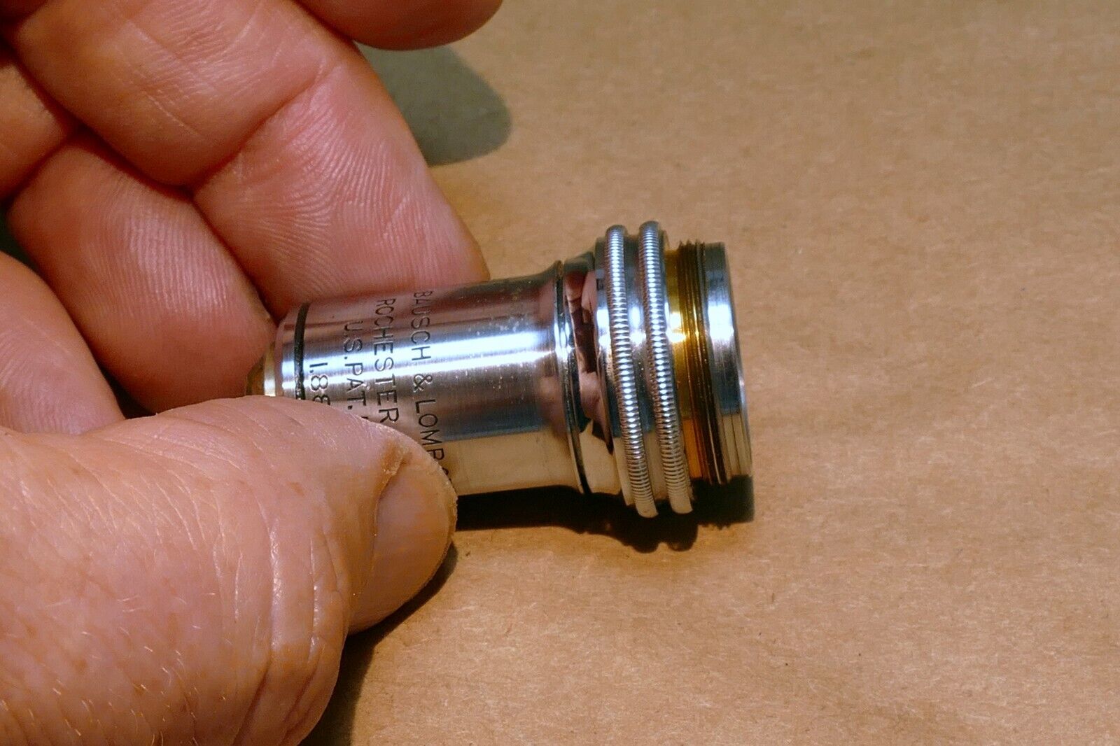 Bausch Lomb 1.8mm 1.25 OIL 97X Microscope Objective Rochester NY  100X