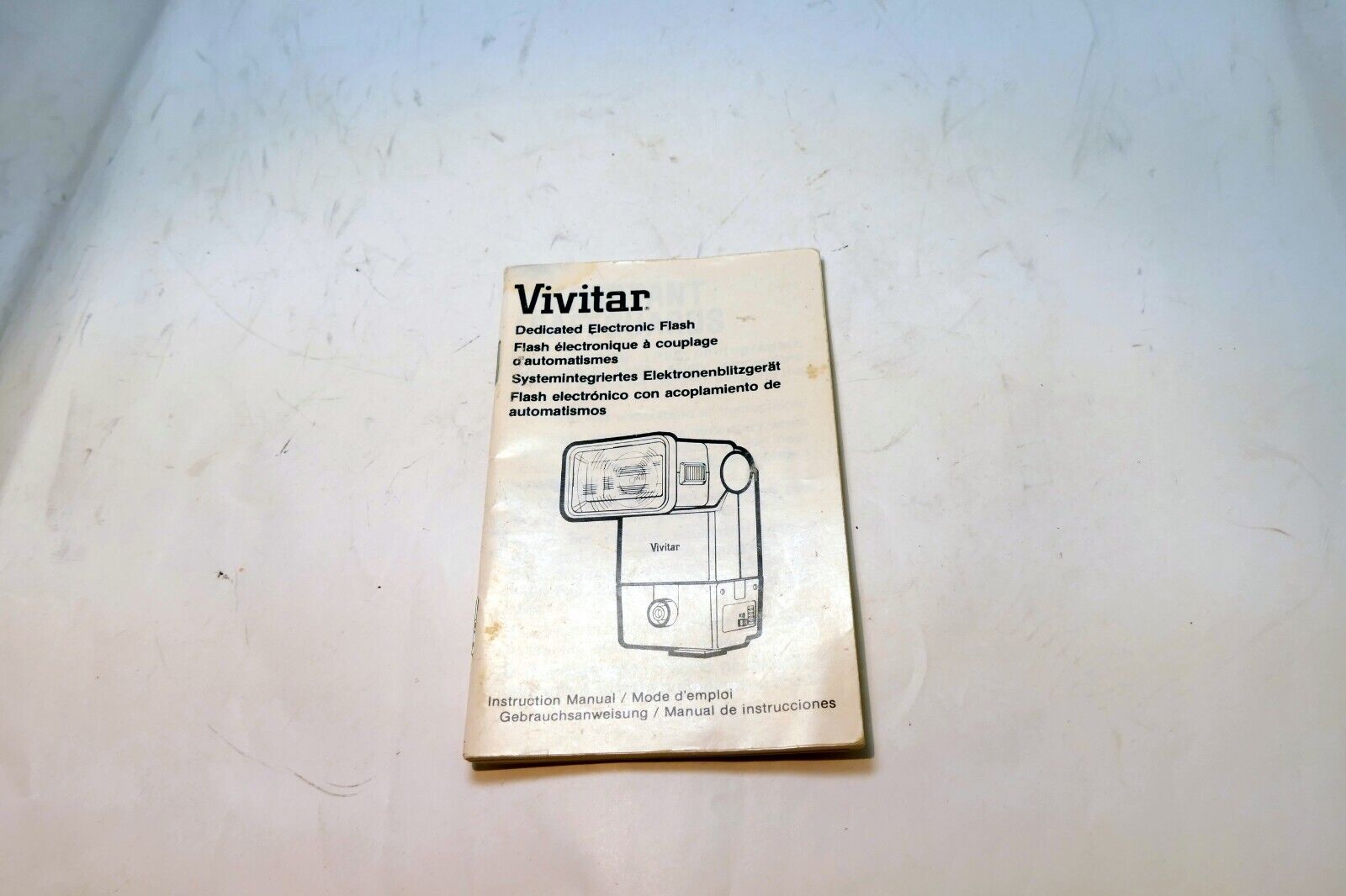 Vivitar 3500 Flash Thyristor Dedicated  Instructions manual guide English EN