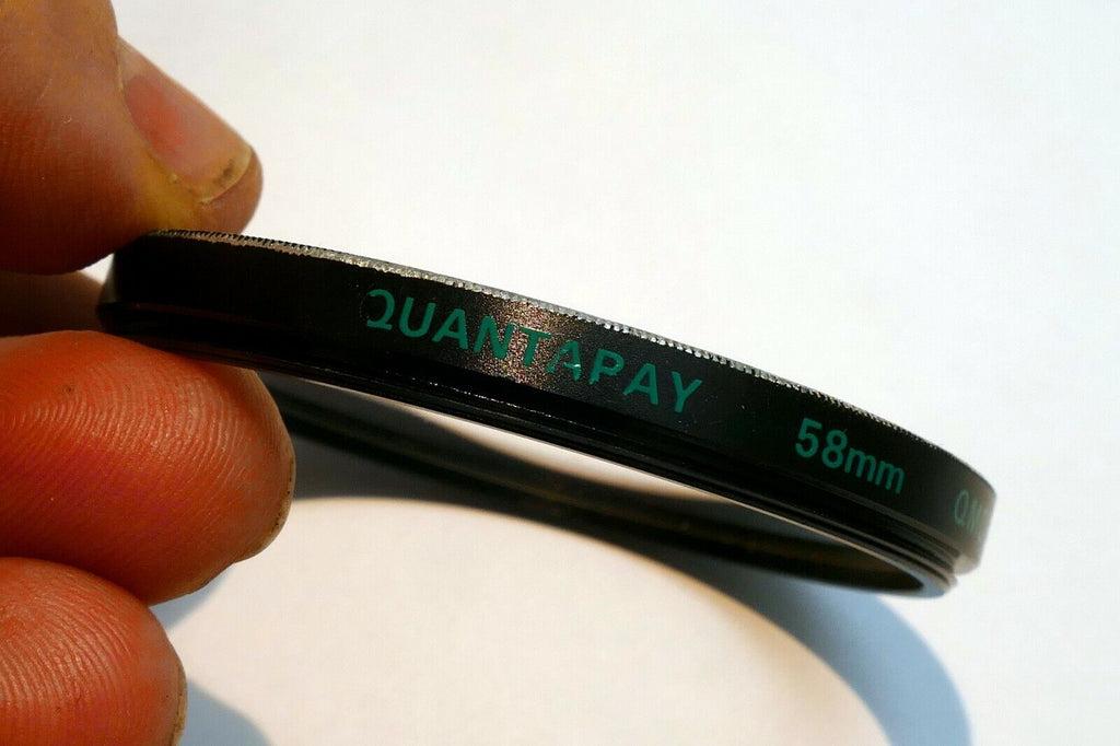 Quantaray 58mm UV  Multi-Coated Glass lens filter threaded Q MC Haze