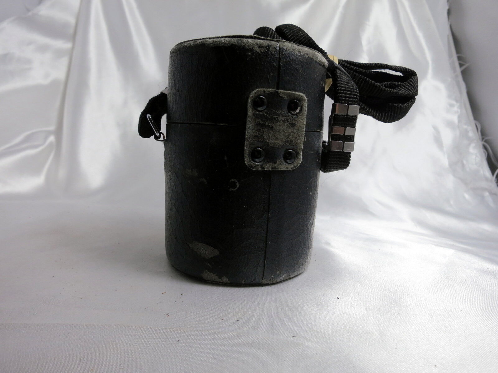 SMC Pentax-M 3.5/ 135mm  Black Leather Camera Lens Case & strap - Japan  S201029