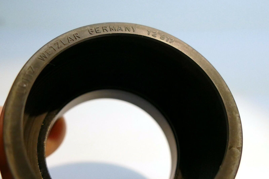 LEICA LEITZ COLLAPSIBLE RUBBER LENS HOOD SHADE 12517 FOR 90MM F4 series 5.5