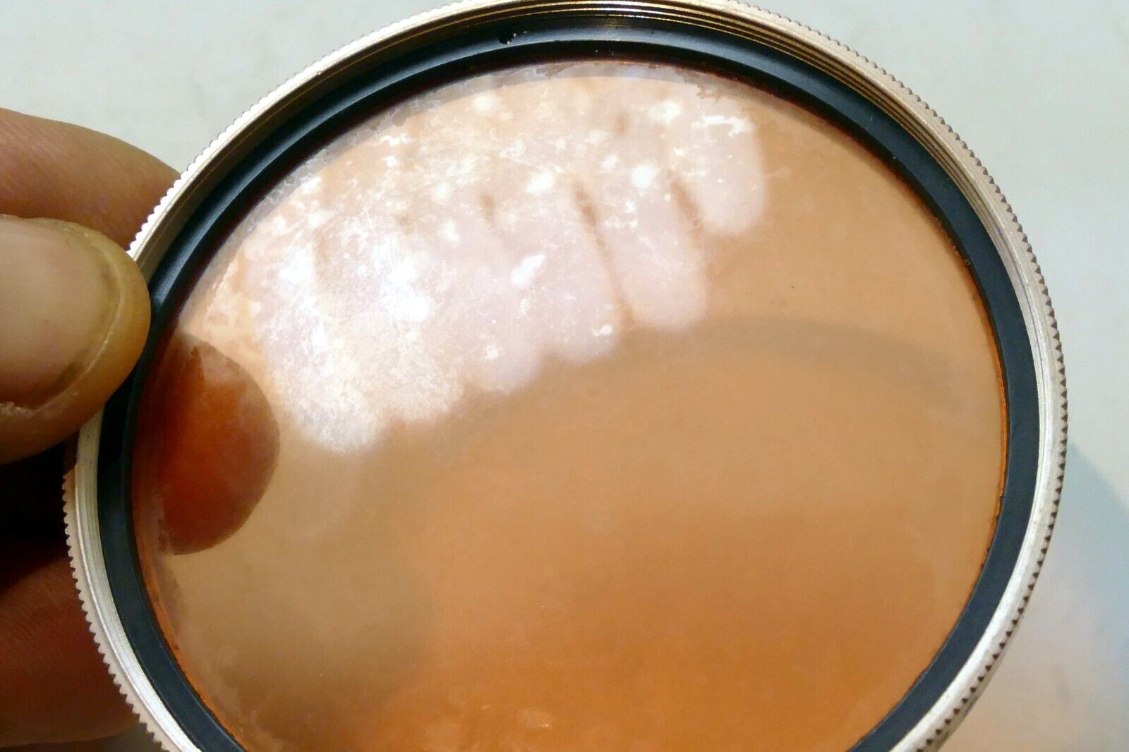 Tiffen SF-67M  85 Amber Lens Filter - Damaged coating