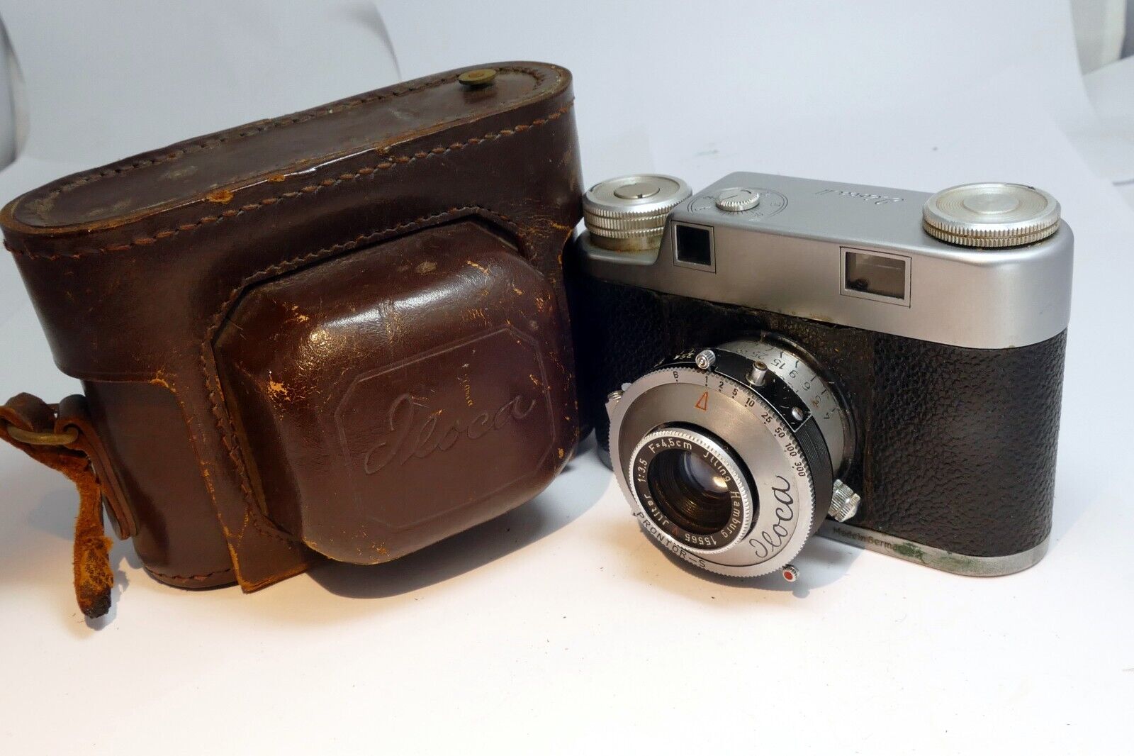 Leather Camera Case for  Iloca rangefinder camera