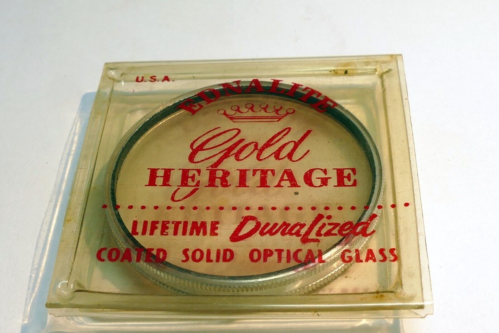 Ednalite Duraklad Portrait +1A  Series # 6 (VI) Lens Filter drop in 41.3mm OD