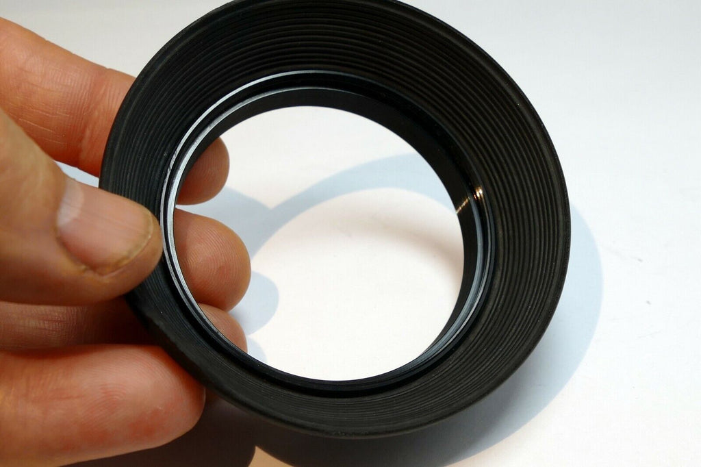 58mm rubber Lens Hood Shade collapsible double threaded short